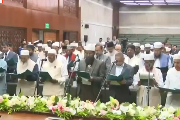 Jamaat’s Newly Elected MPs Take Oath in Parliament and Constitutional Reform Council
